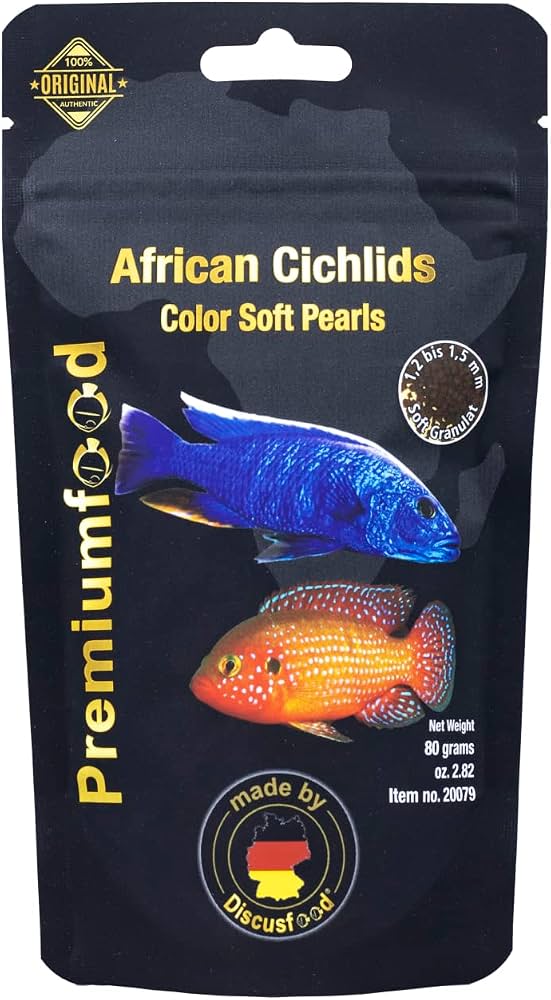 DiscusFood African Cichlid Colour Pearls 80g