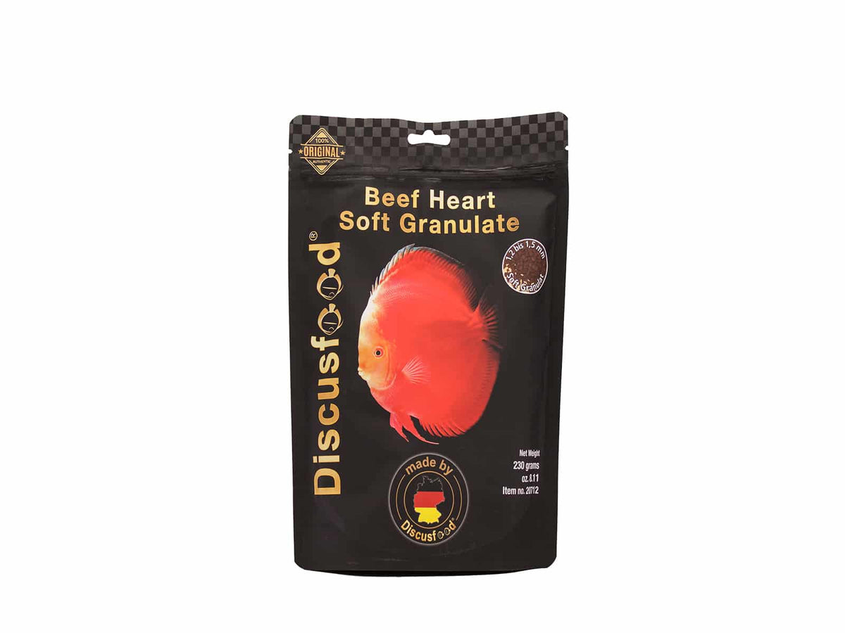 DiscusFood Beef Heart Soft Granulate 230g