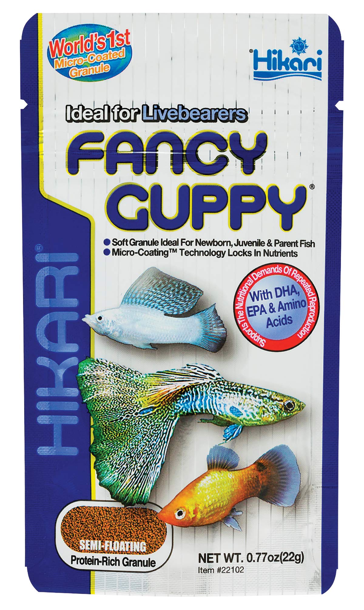 Hikari Fancy Guppy Semi-Floating Micro-Granules